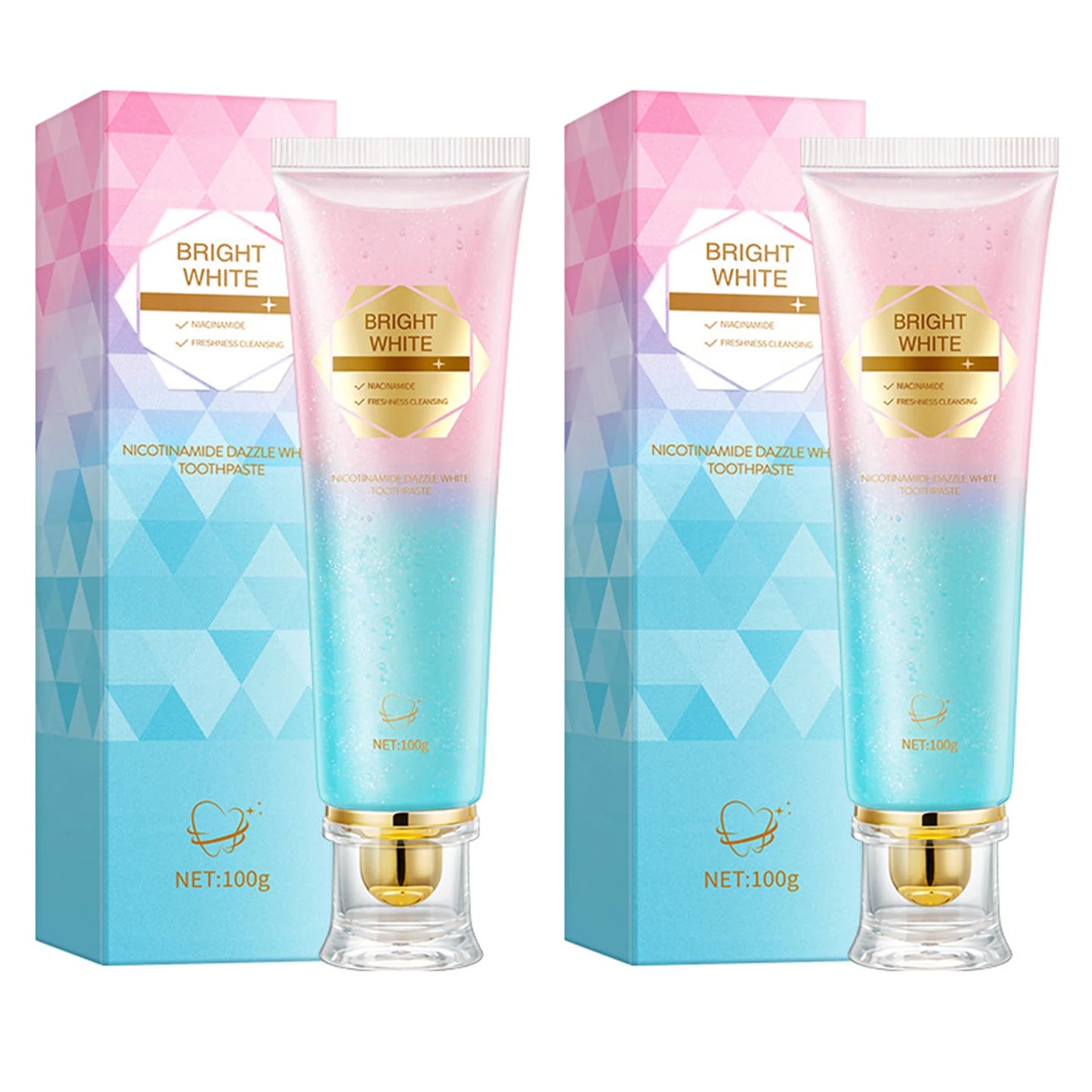 1/2/3pcs Niacinamide Toothpaste Intensive Teeth Whitening & Stain Removal