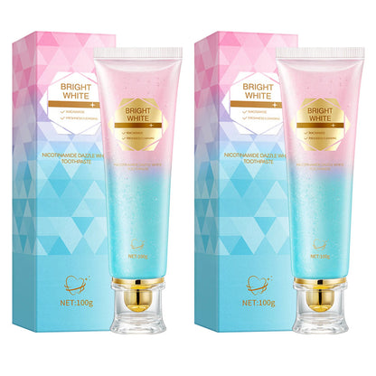 1/2/3pcs Niacinamide Toothpaste Intensive Teeth Whitening & Stain Removal