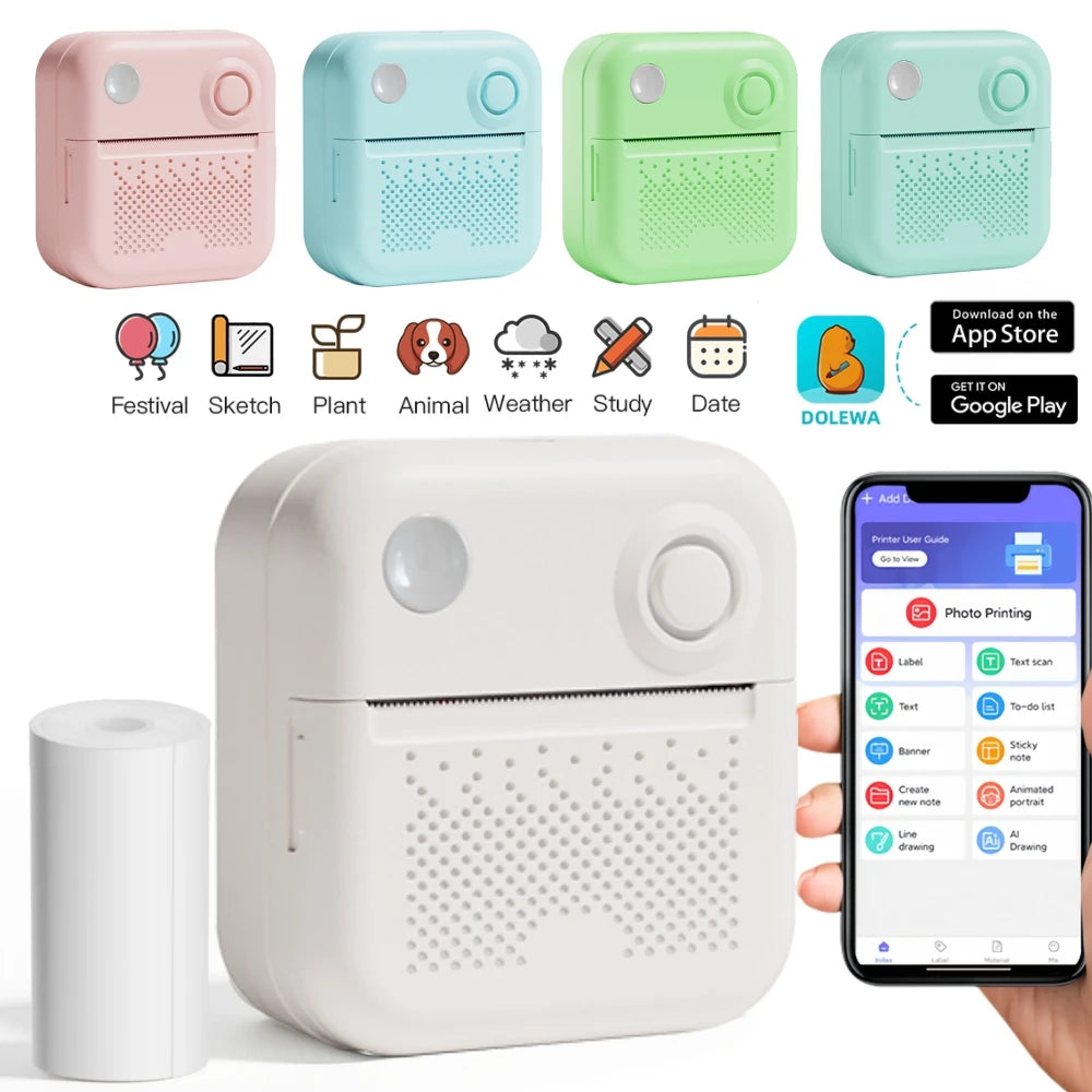 Dolewa D3 Portable Mini Printer