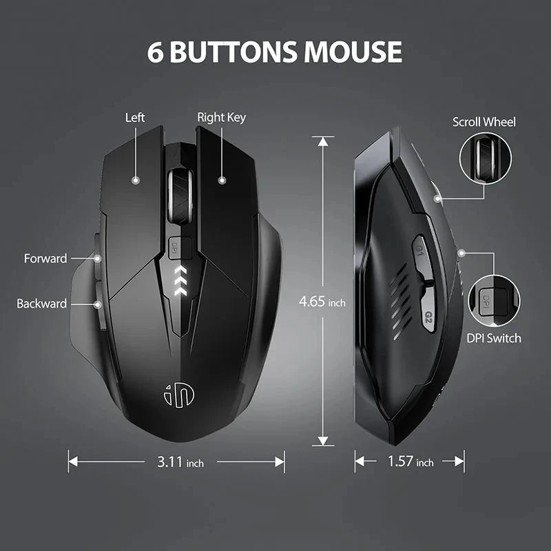Wireless Mouse Rechargeable