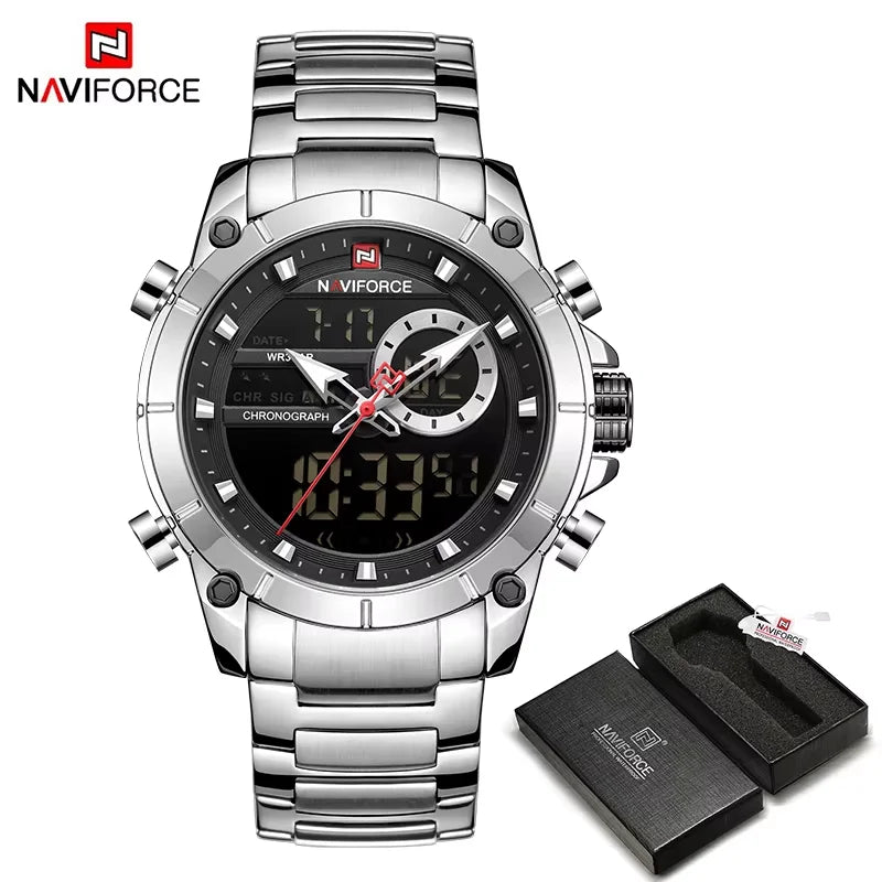 NAVIFORCE 9163 Luxury Original Sport Wrist Watch For Men