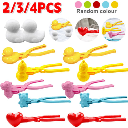 2/3/4PCS Duck Rice Mold DIY Snowball Maker Clip & Sushi Mold