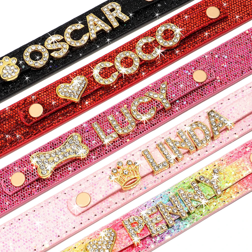 Personalized Small Dogs Chihuahua Collar Bling