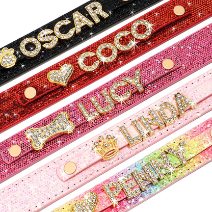 Personalized Small Dogs Chihuahua Collar Bling