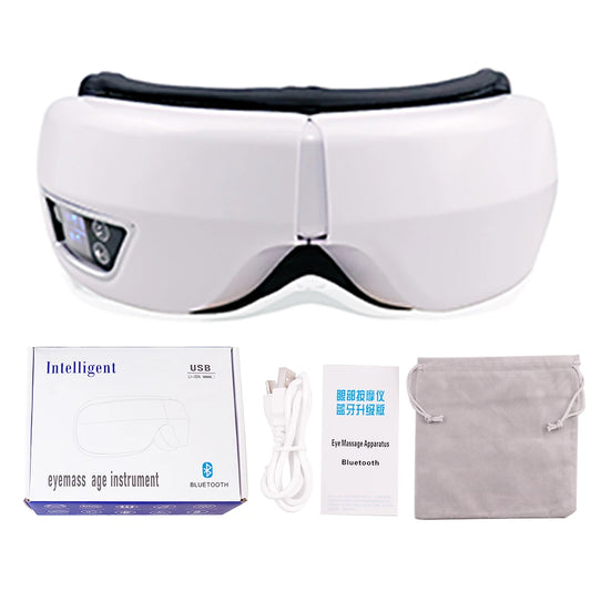 Portable Eye Massager with Heat & Vibration (Bluetooth Music)