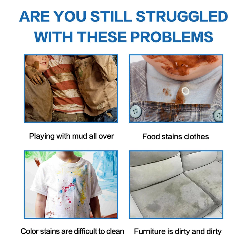 120ML Stain Remover for Clothes,Portable Spray and Wash Stain Remover for Coat