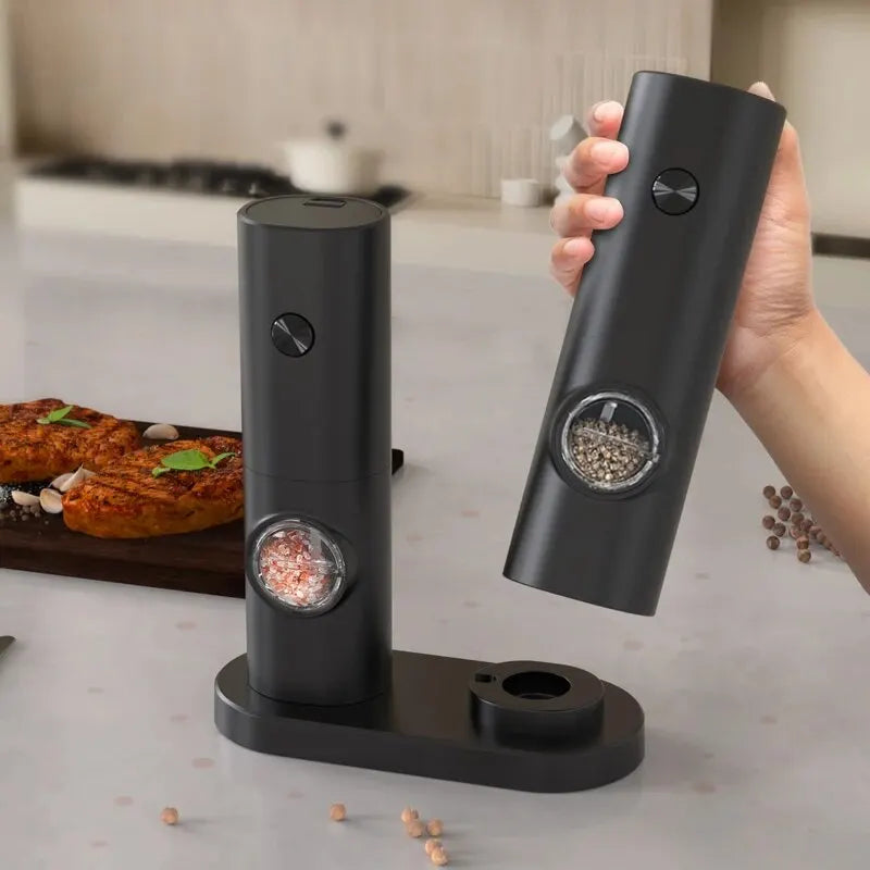 Electric Automatic Spices Grinder With LED Light
