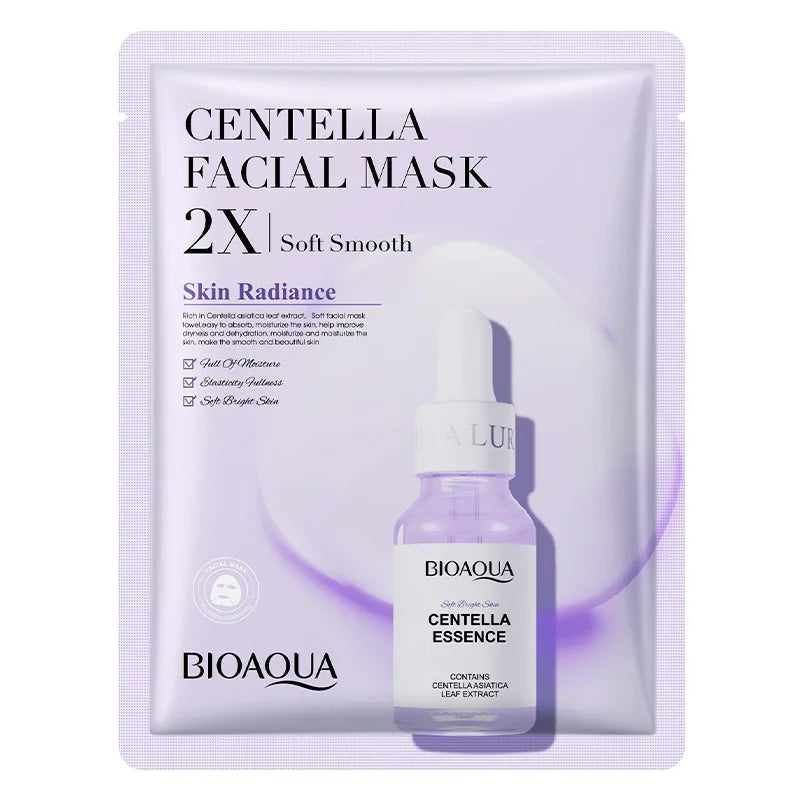 “20-Pack Moisturizing Sheet Masks with Centella & Collagen – Deep Hydration & Glow”