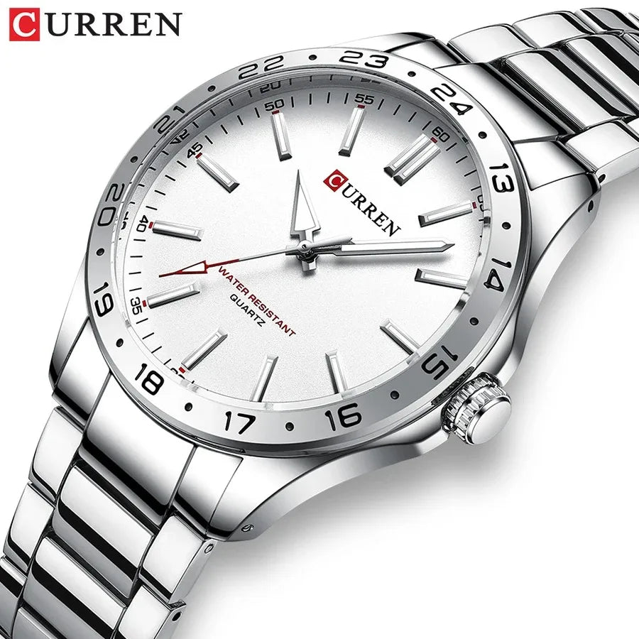 CURREN 8452 Men Ultra Thin Quartz Watch