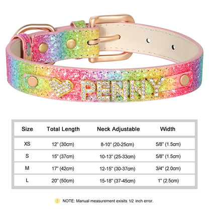 Personalized Small Dogs Chihuahua Collar Bling