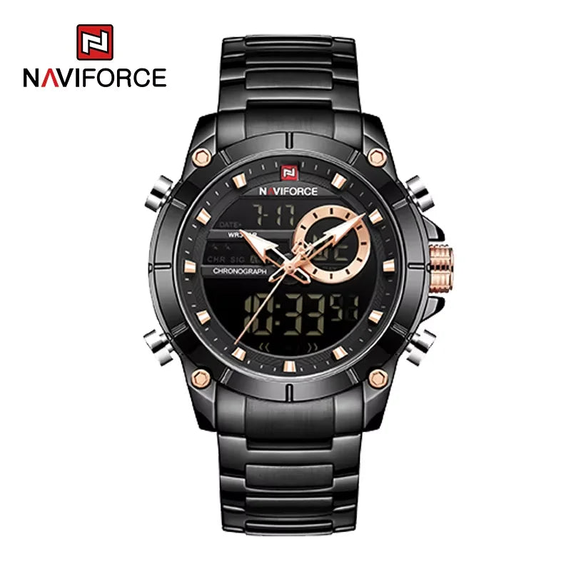NAVIFORCE 9163 Luxury Original Sport Wrist Watch For Men