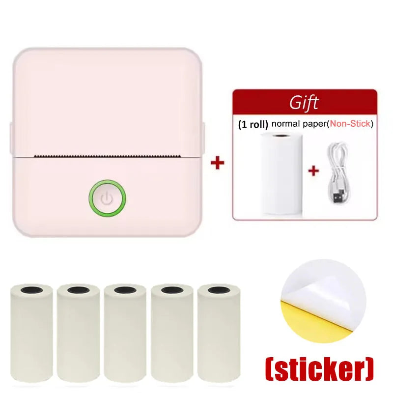 X6 mini HD Bluetooth portable Printer