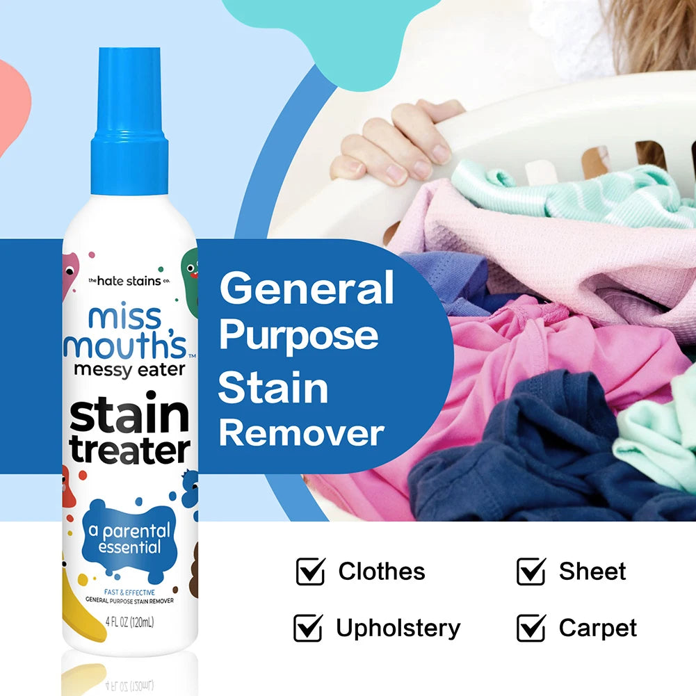 120ML Stain Remover for Clothes,Portable Spray and Wash Stain Remover for Coat