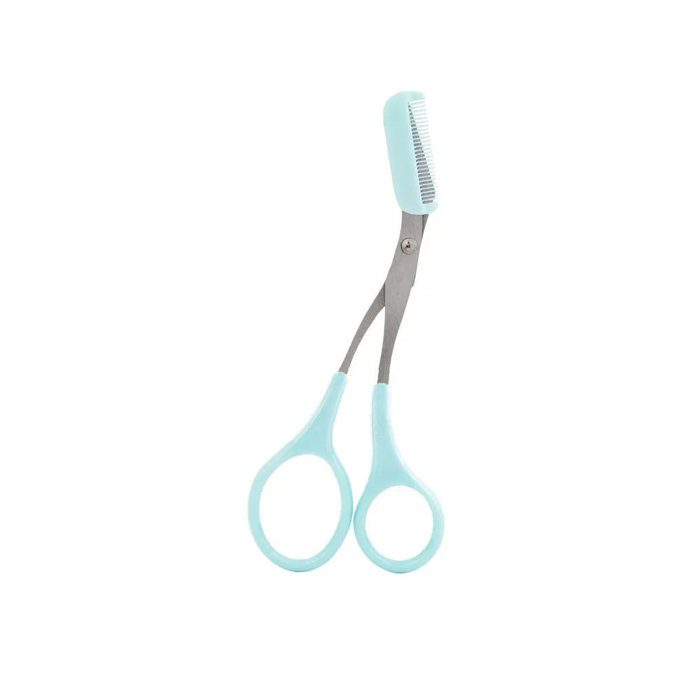Trimmer Stainless Steel Eyebrow Scissors with Comb Hair Removal Shaver