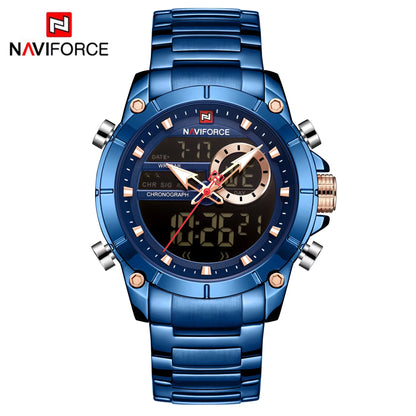 NAVIFORCE 9163 Luxury Original Sport Wrist Watch For Men