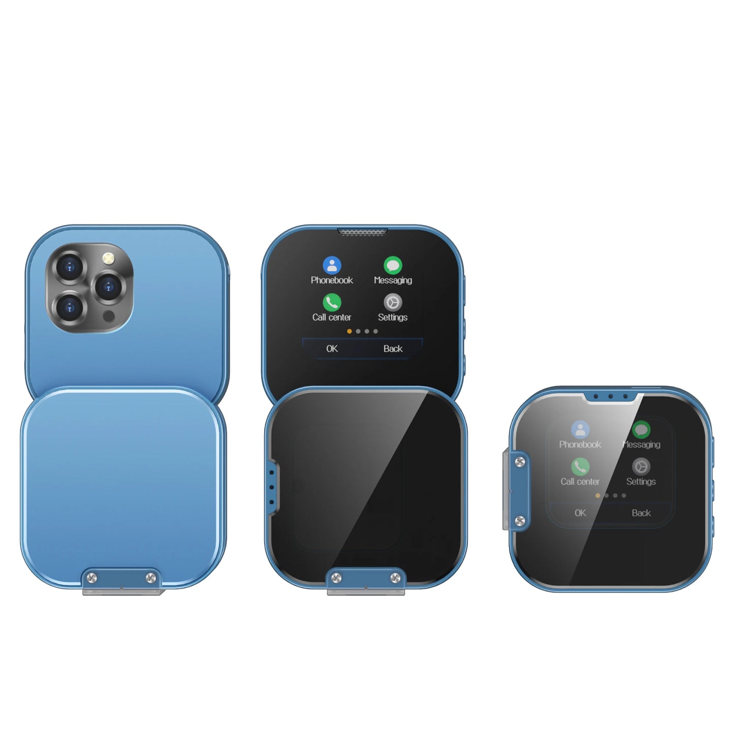 SERVO i19 Rotate Small Box Touch Mobile Phone