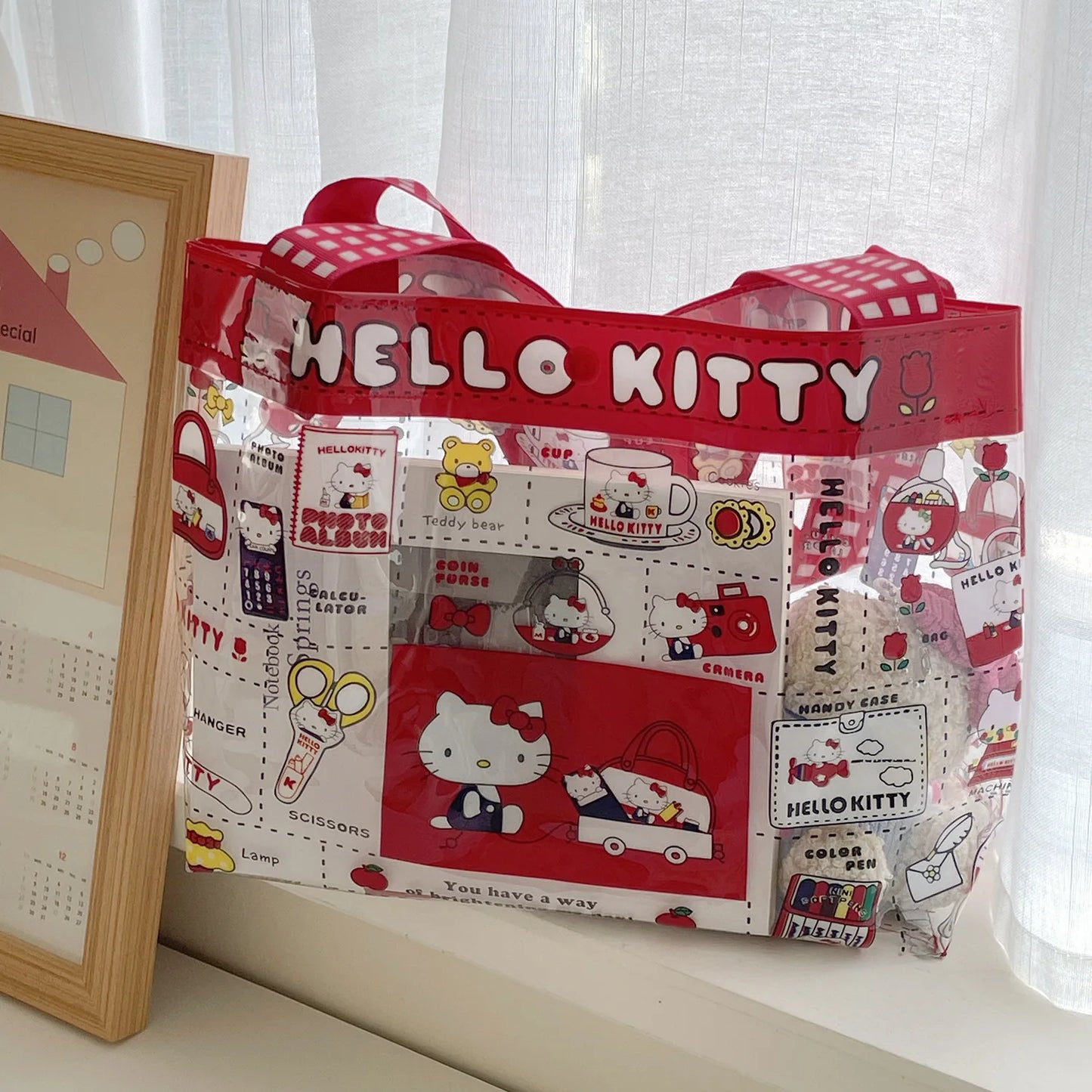 Hello Kitty Makeup Bag Cartoon Handbag