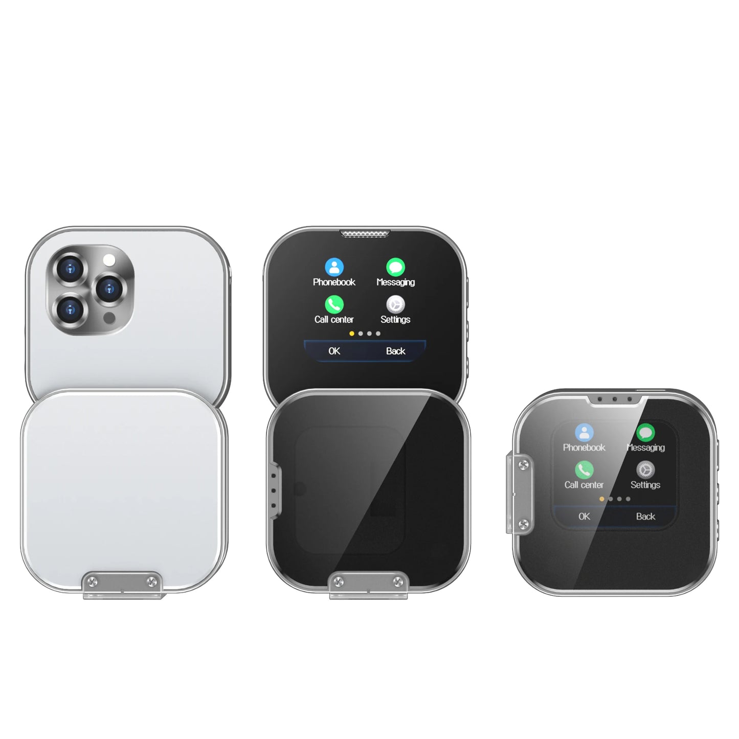 SERVO i19 Rotate Small Box Touch Mobile Phone