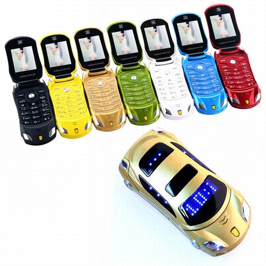Original Newmind F15 Unlocked Flip Mobile Phone Designed as Mini Sport Car