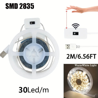 LED Strip Light Built with Hand Scan Motion ON/OFF for Kitchen Decoration Lighting