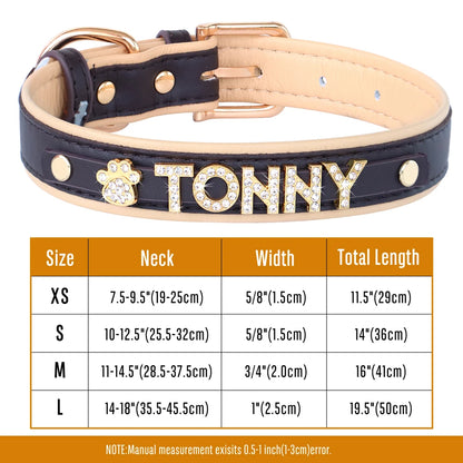 Personalized Small Dogs Chihuahua Collar Bling