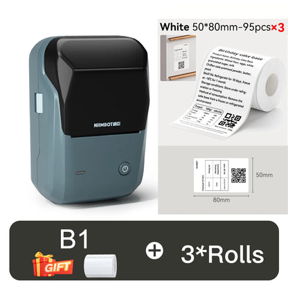 NIIMBOT B1 Portable Thermal Printer Compatible with Smartphones & PC