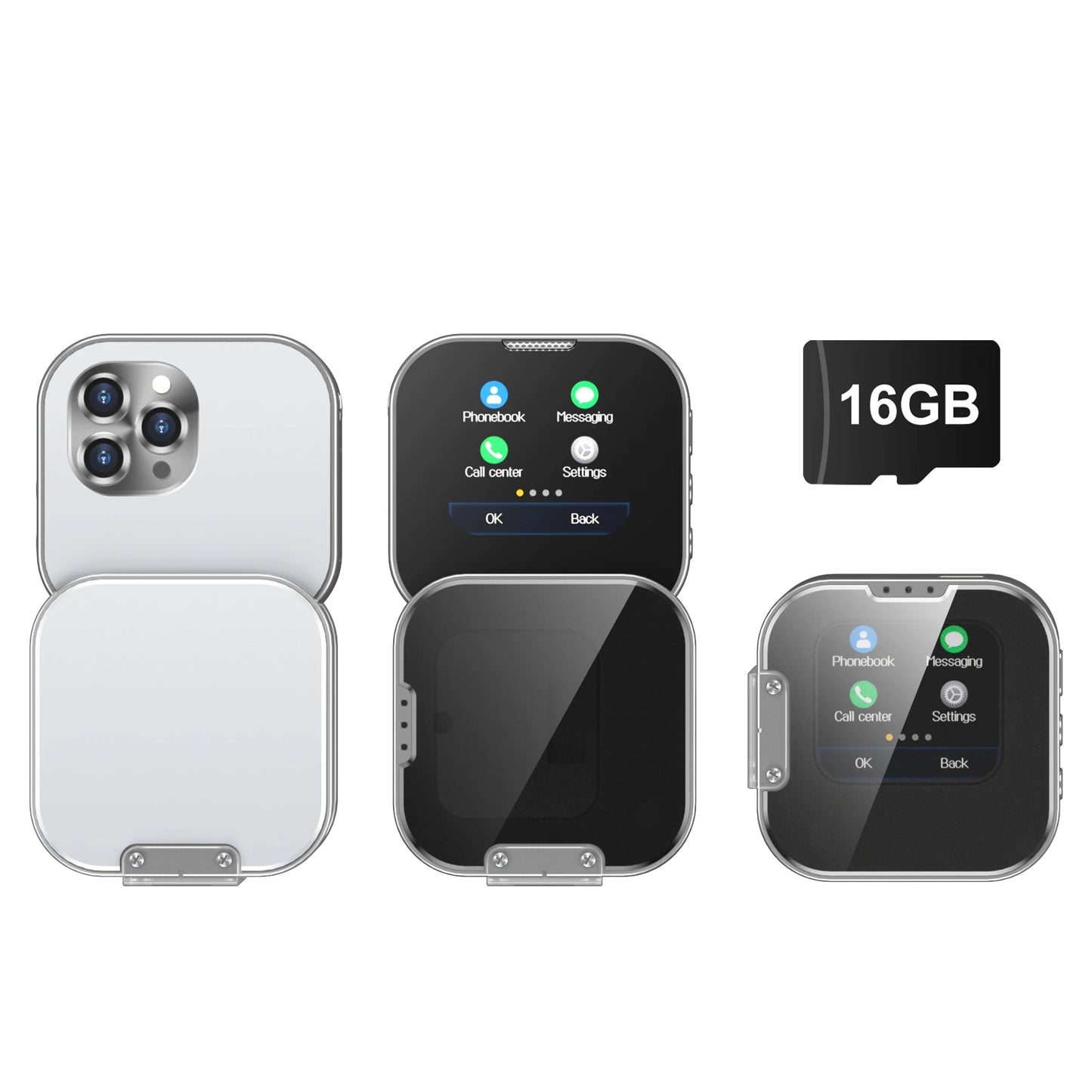 SERVO i19 Rotate Small Box Touch Mobile Phone