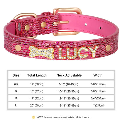 Personalized Small Dogs Chihuahua Collar Bling