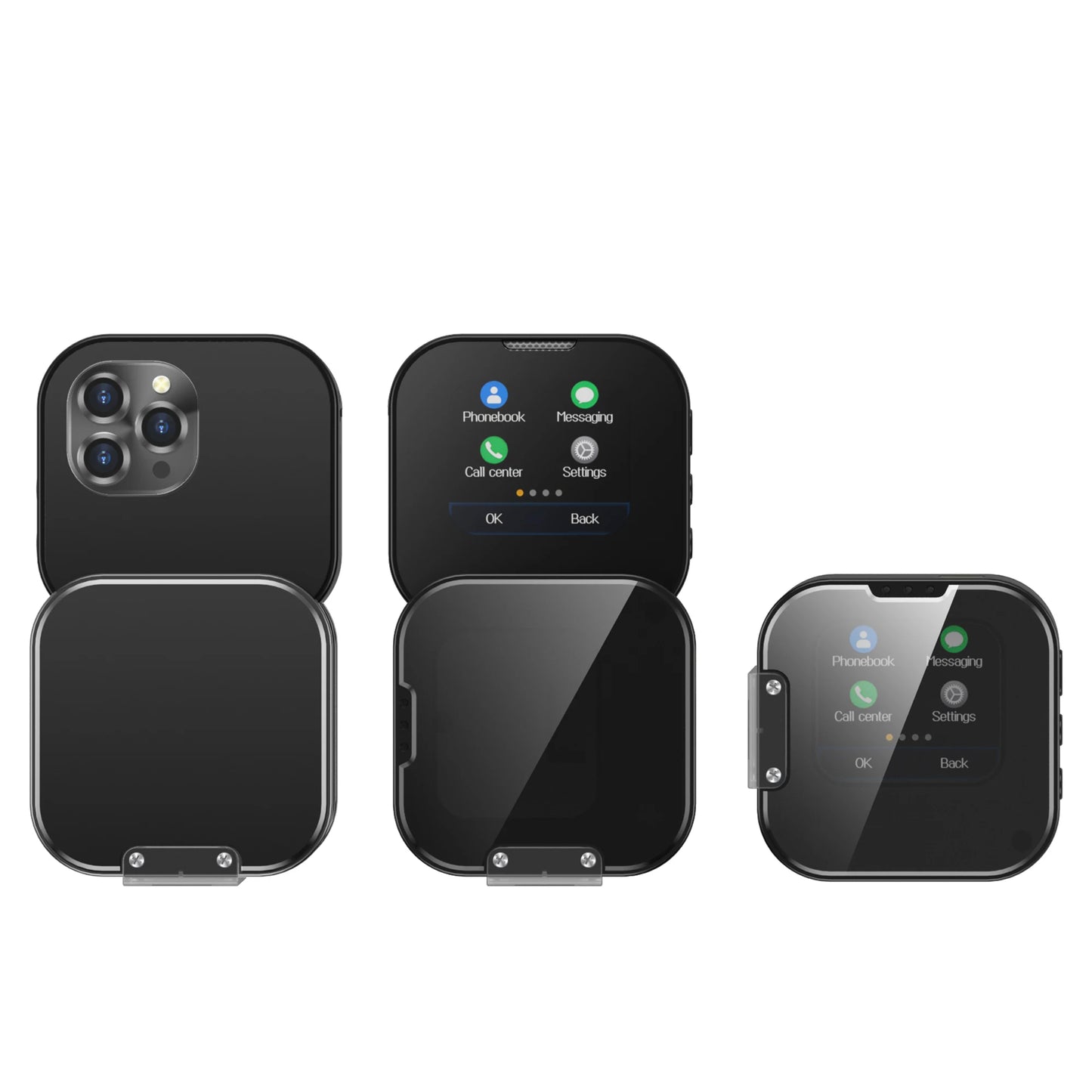 SERVO i19 Rotate Small Box Touch Mobile Phone