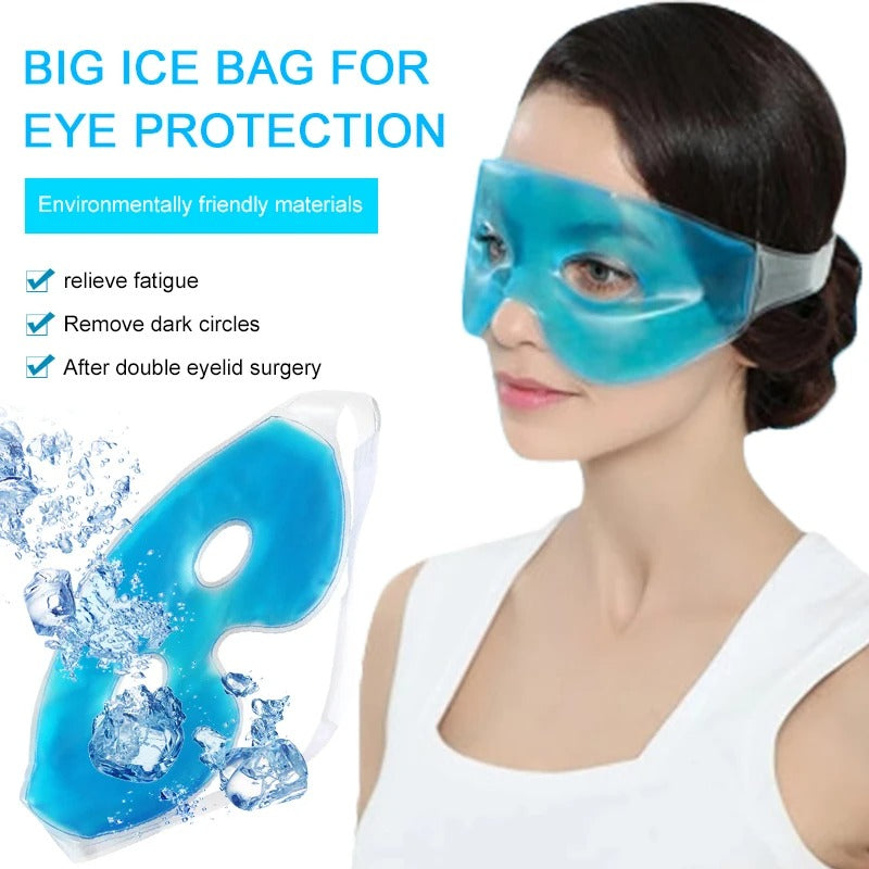 Cooling Ice Eye Mask Fatigue Relief Remove Dark Circles Cold Eye Mask