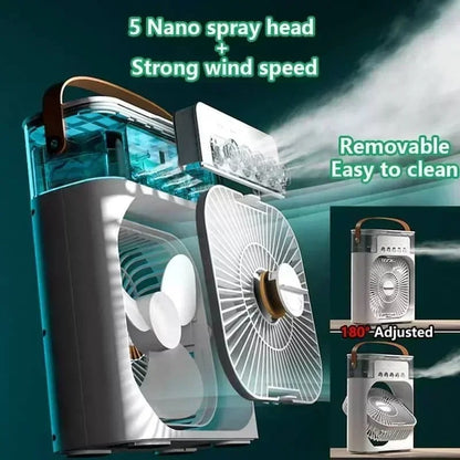 3 In 1 New Fan AIr Conditioner Household Small Air Cooler LED