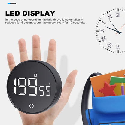 Magnetic LED Digital Kitchen Timer
