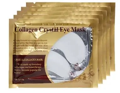 20Pcs=10Pairs Gold Collagen Crystal Eye Mask For skincare
