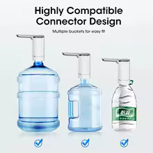 Water Dispensers Foldable Water Bottle Pump Automatic Dispenser Pump Button Control Portable Electric Water Dispenser for Home