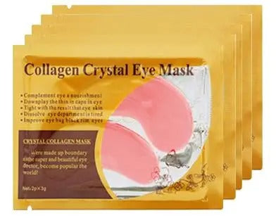20Pcs=10Pairs Gold Collagen Crystal Eye Mask For skincare