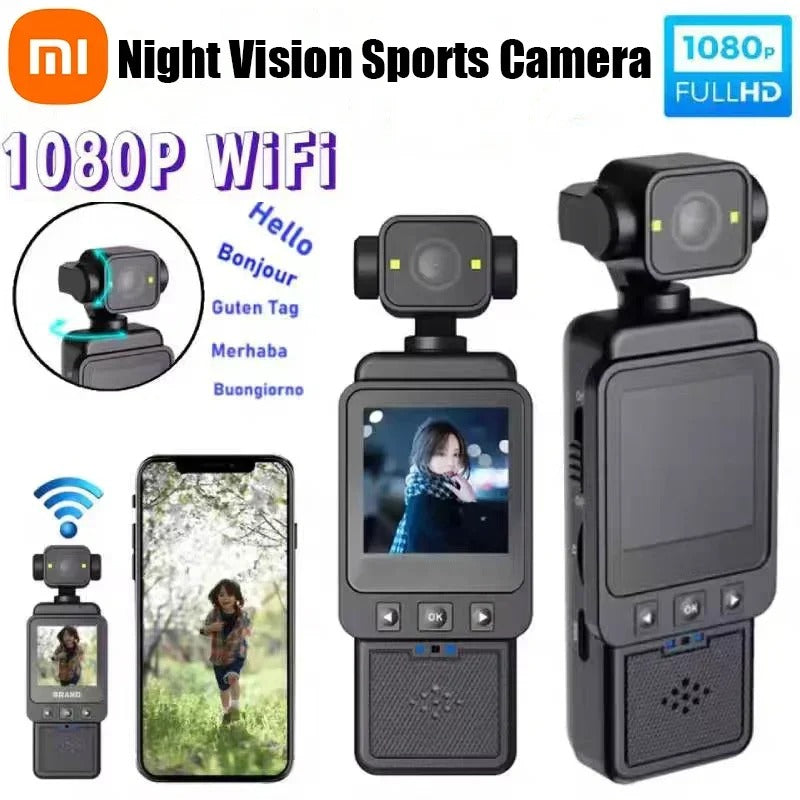 Xiaomi 8K Handheld 180 ° Rotating Mini Portable Anti-shake Camera