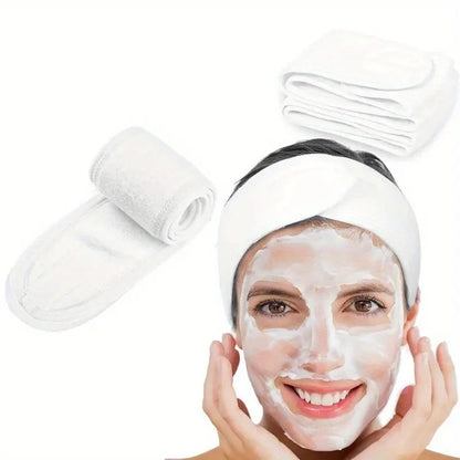 Women's Adjustable Wide Headband - Great Cosmetic Accessory for Yoga, Sports, Spa, Bath, Shower, Makeup and Face Wash