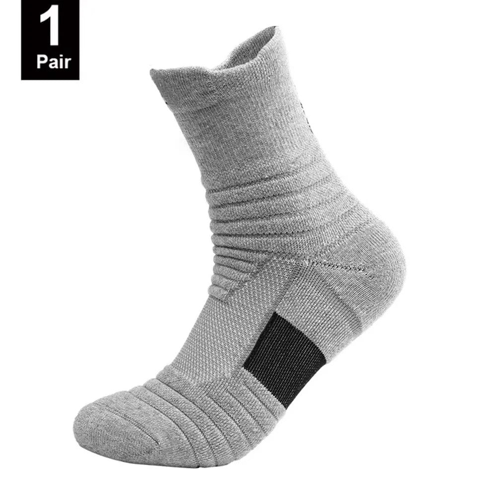 1/3 Pairs Anti-slip Football Socks Men