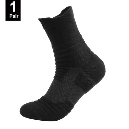 1/3 Pairs Anti-slip Football Socks Men