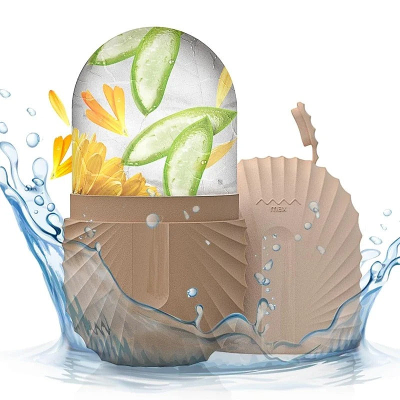 Ice Face Roller Ice Cube Beauty Massage Silicone Ice Mold For Eye Puffiness