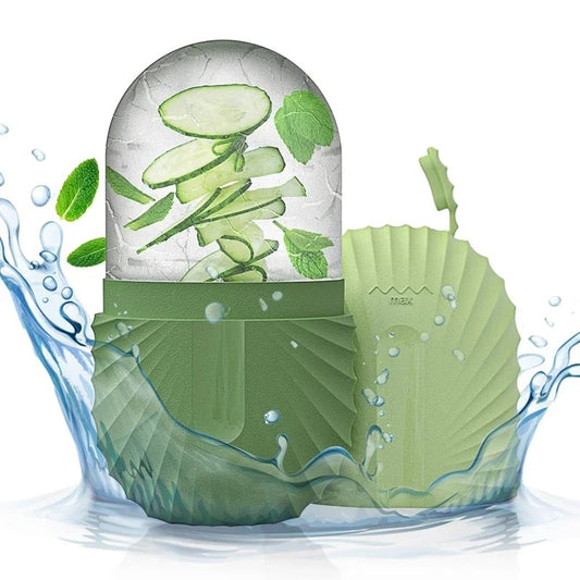 Ice Face Roller Ice Cube Beauty Massage Silicone Ice Mold For Eye Puffiness