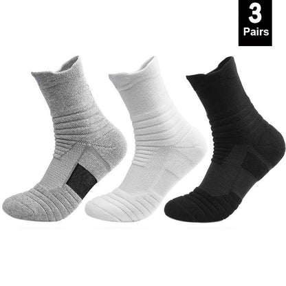 1/3 Pairs Anti-slip Football Socks Men