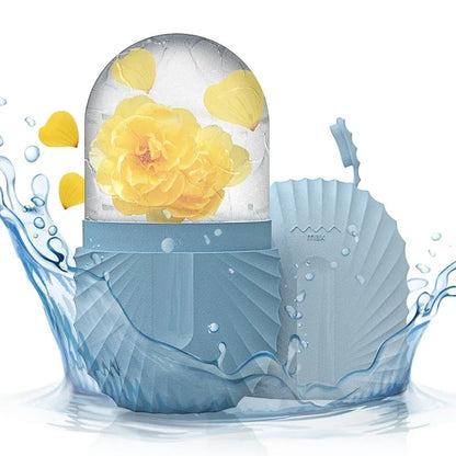 Ice Face Roller Ice Cube Beauty Massage Silicone Ice Mold For Eye Puffiness