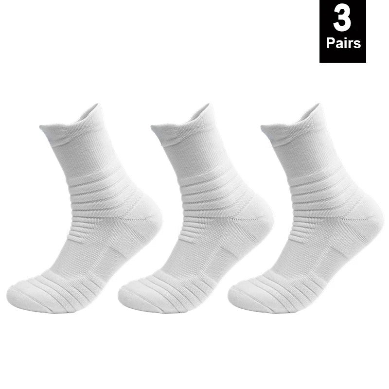 1/3 Pairs Anti-slip Football Socks Men